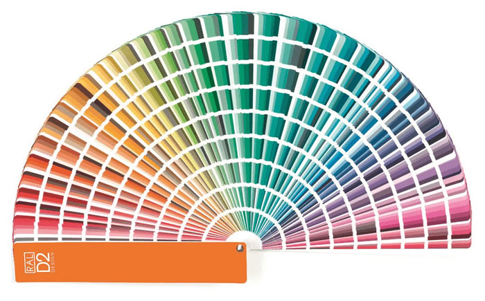 Pantone-kleurenkaart