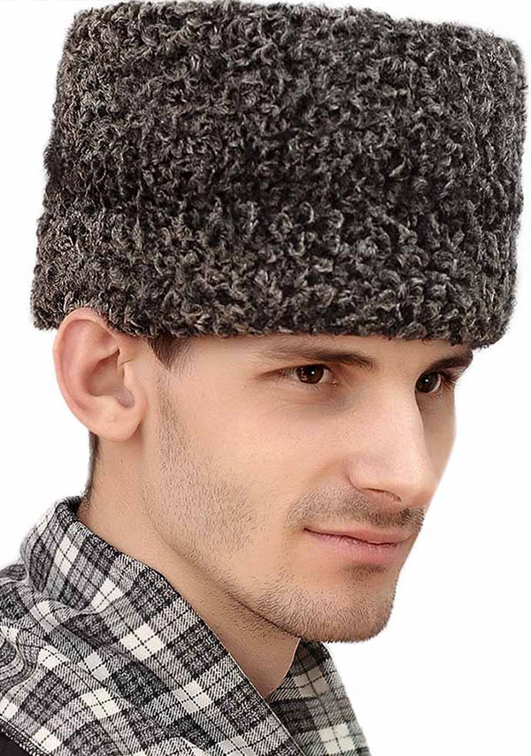 Sombrero de piel para hombre