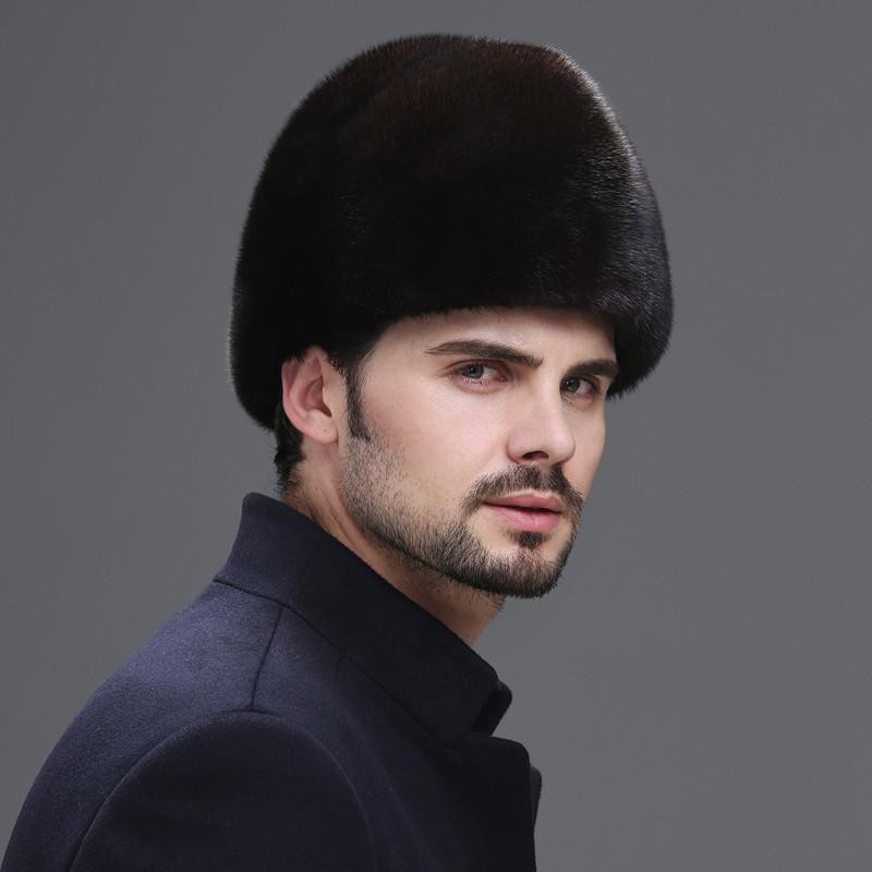 Erkek Vizon Kürk Şapka