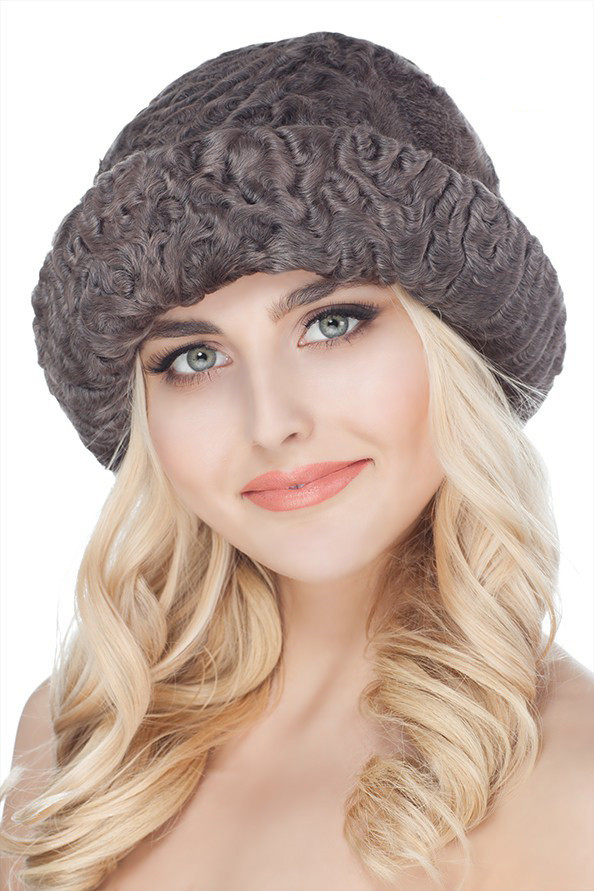 Karakul Astrakhan Hat Fur Bucket Hat